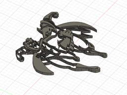 Silhouette Bat Man et Robin - DC Comics Wall Art 3d model