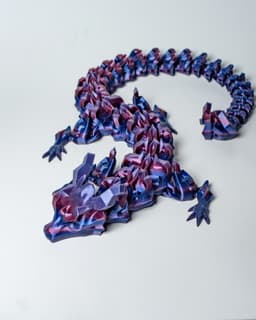 Pyrite Dragon - Articulated Dragon 3d model