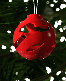 Christmas Ornament Winter Whirls 004 3d model