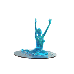 Water Sprite Book Shelf Decor 3d model