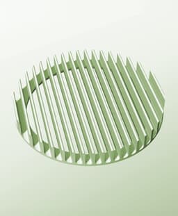 ARR128-15 Slotted Rack With Louvers - Slotted Dry Rack 3d model