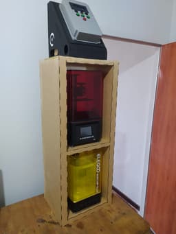 Estante para Impressora 3D Resina Elegoo Mars 2 Pro 3d model