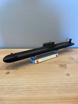 Typhoon Class Submarine (Red October) 3d model