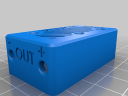 buck converter case with JST connector 3d model