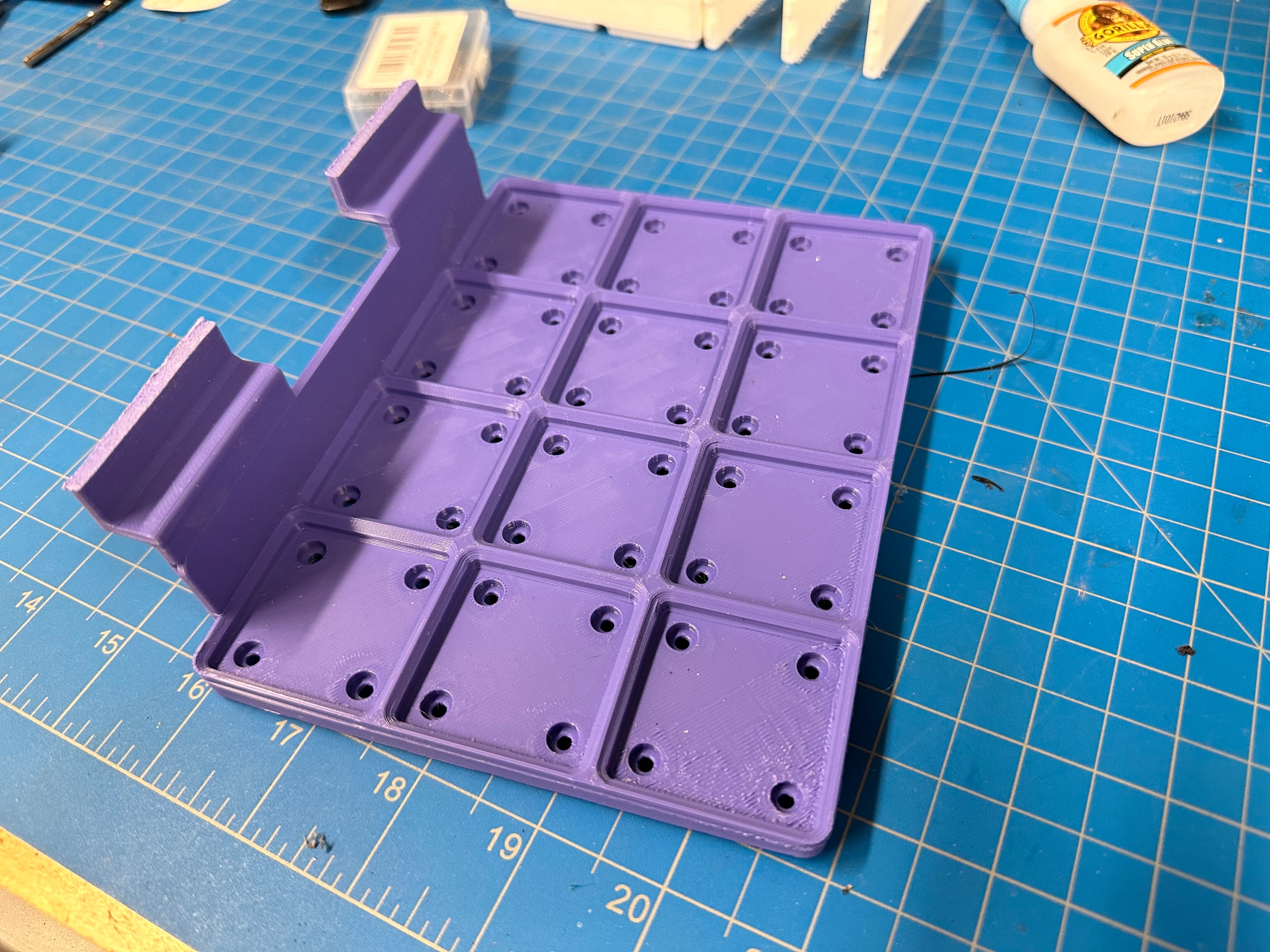 gridfinity wall mount slatwall 3d model