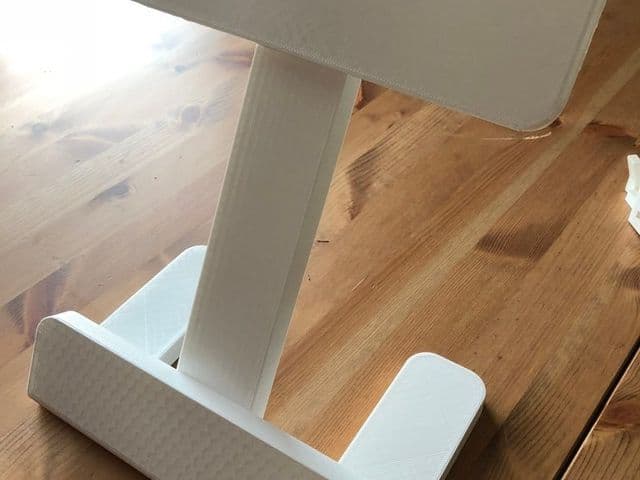 Menu Stand v2 - Assembled stand. - 3d model