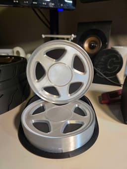 Mustang Pony Wheel Drink Coaster & Stand 3d model