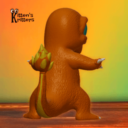 charmander plushie.3mf 3d model