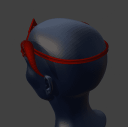 Tiefling Horner Tiara 3d model