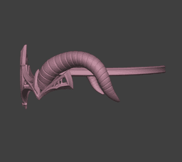 Tiefling Horner Tiara 3d model