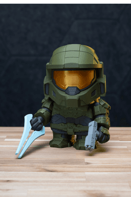 Master Chunk - Halo Master Chief Kit | No Supports, No AMS, No Glue 3d model