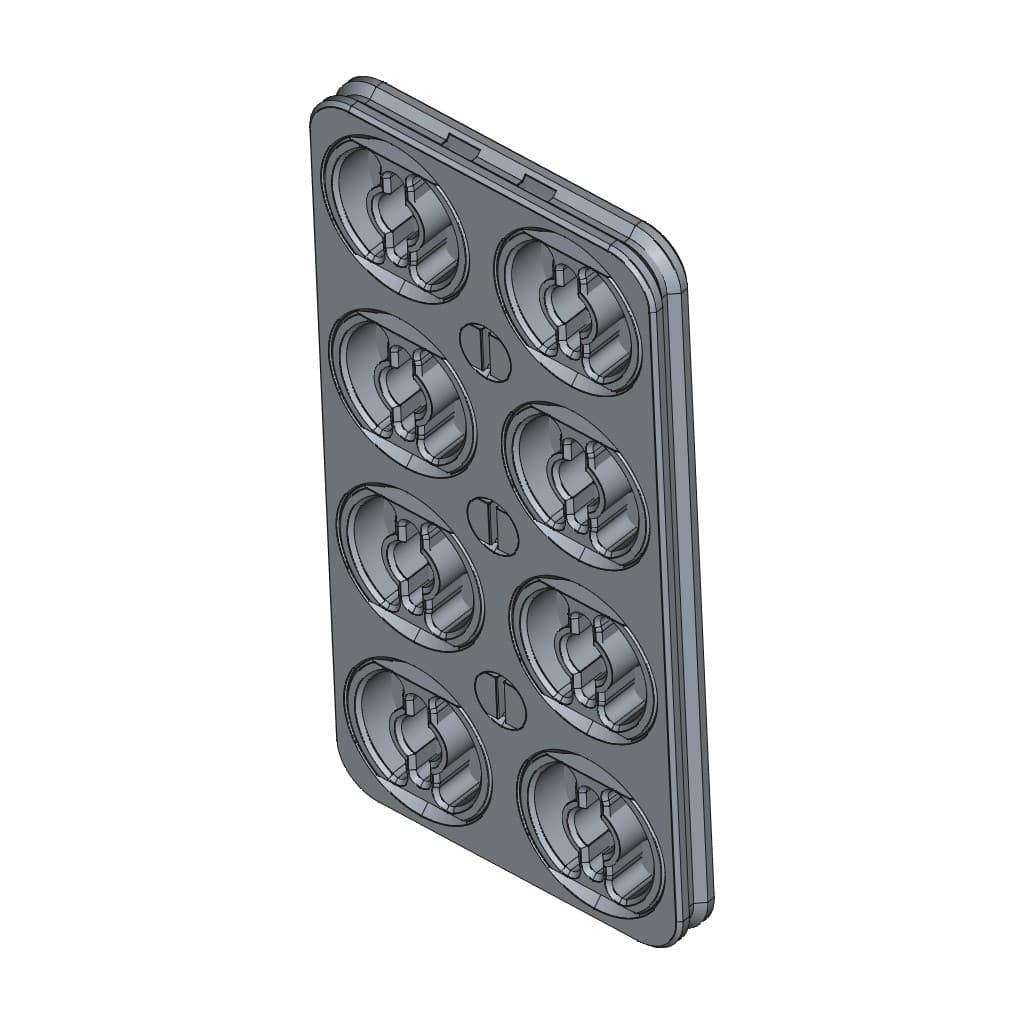 D-LOCK_PANEL.2X4-L-S 3d model