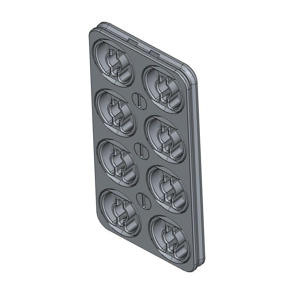 D-LOCK_PANEL.2X4-L-S 3d model
