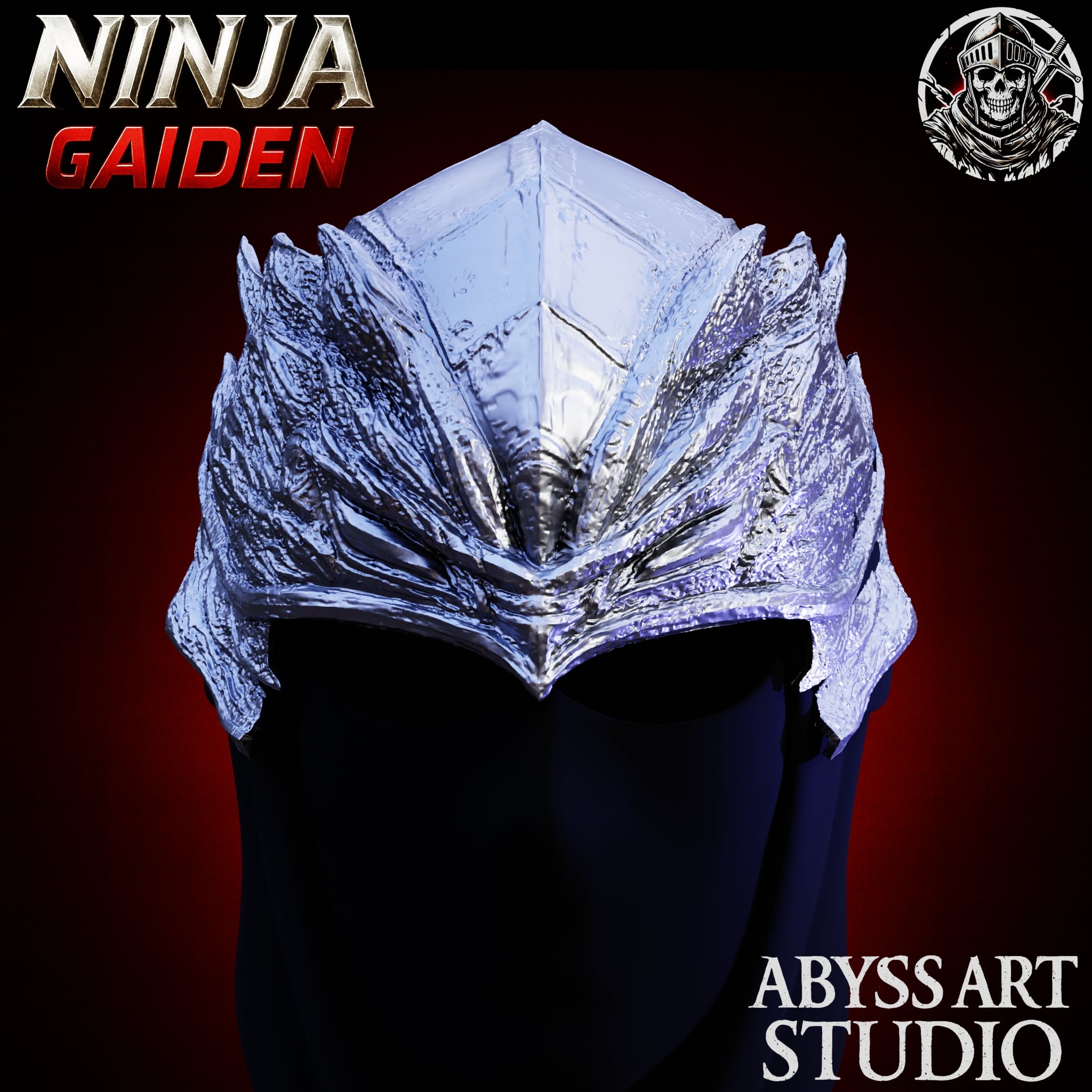 REN HAYABUSA ARMOR HOOD life size cosplay - Ninja Gaiden Fan Art 3d model