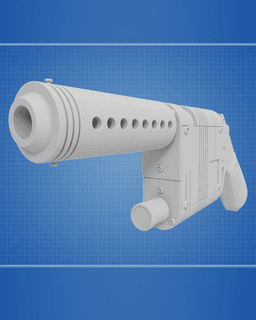 NN-14 Blaster - Star Wars 3d model