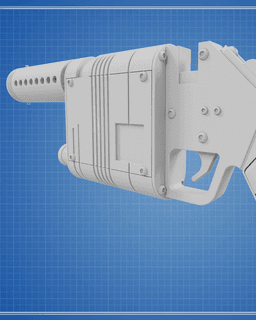 NN-14 Blaster - Star Wars 3d model