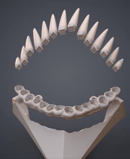 Chainsaw Man helmet with movable jaw 3d model