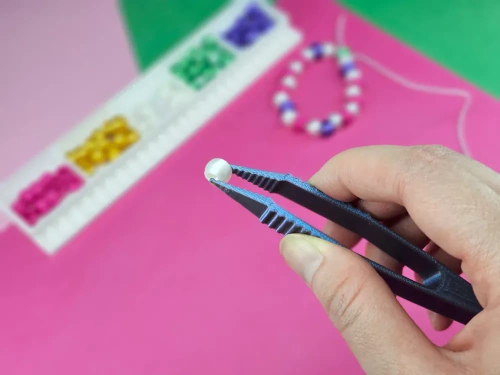 Craft Tweezers | Great for crafting w/ pony beads 3d model