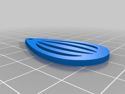 Drop Earrings 3d model
