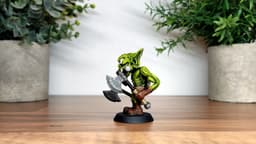 Orc - Druzzag - Vogland Stompaxe – 28mm Miniature 3d model