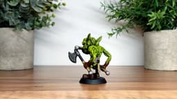Orc - Druzzag - Vogland Stompaxe – 28mm Miniature 3d model