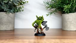 Orc - Druzzag - Vogland Stompaxe – 28mm Miniature 3d model