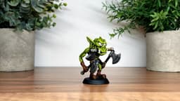 Orc - Druzzag - Vogland Stompaxe – 28mm Miniature 3d model