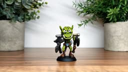 Orc - Druzzag - Vogland Stompaxe – 28mm Miniature 3d model