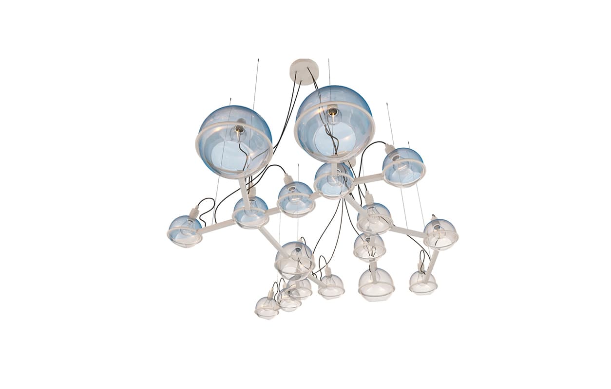 Gemini lamp, SKU. 20895 by Pikartlights 3d model