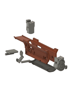 Comrade's Hammer | RT-46 BURYА | CYBERPUNK 2077 3d model