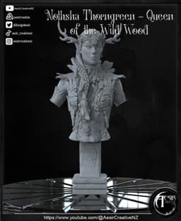 The_Wylde_Queen Bust 3d model