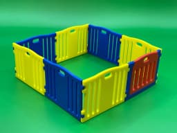Miniature Dollhouse Baby Playpen STL 1:12 Scale Kids Safety Yard Panels Commercial License 3d model