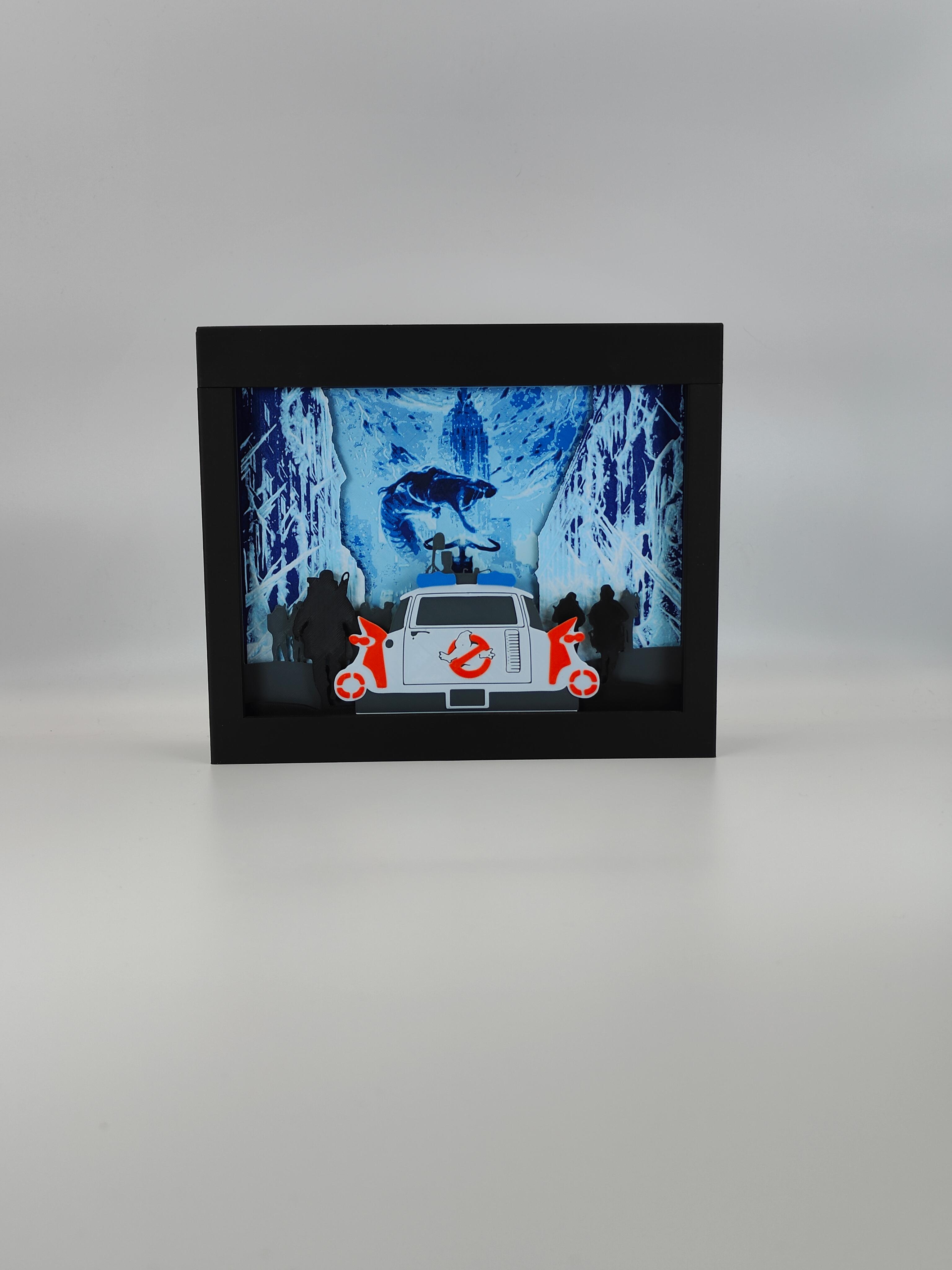 Ghostbusters Frozen Empire Shadow Box 👻 3d model