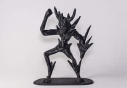 Tuss Warrior // Low Poly VR Sculpture 3d model