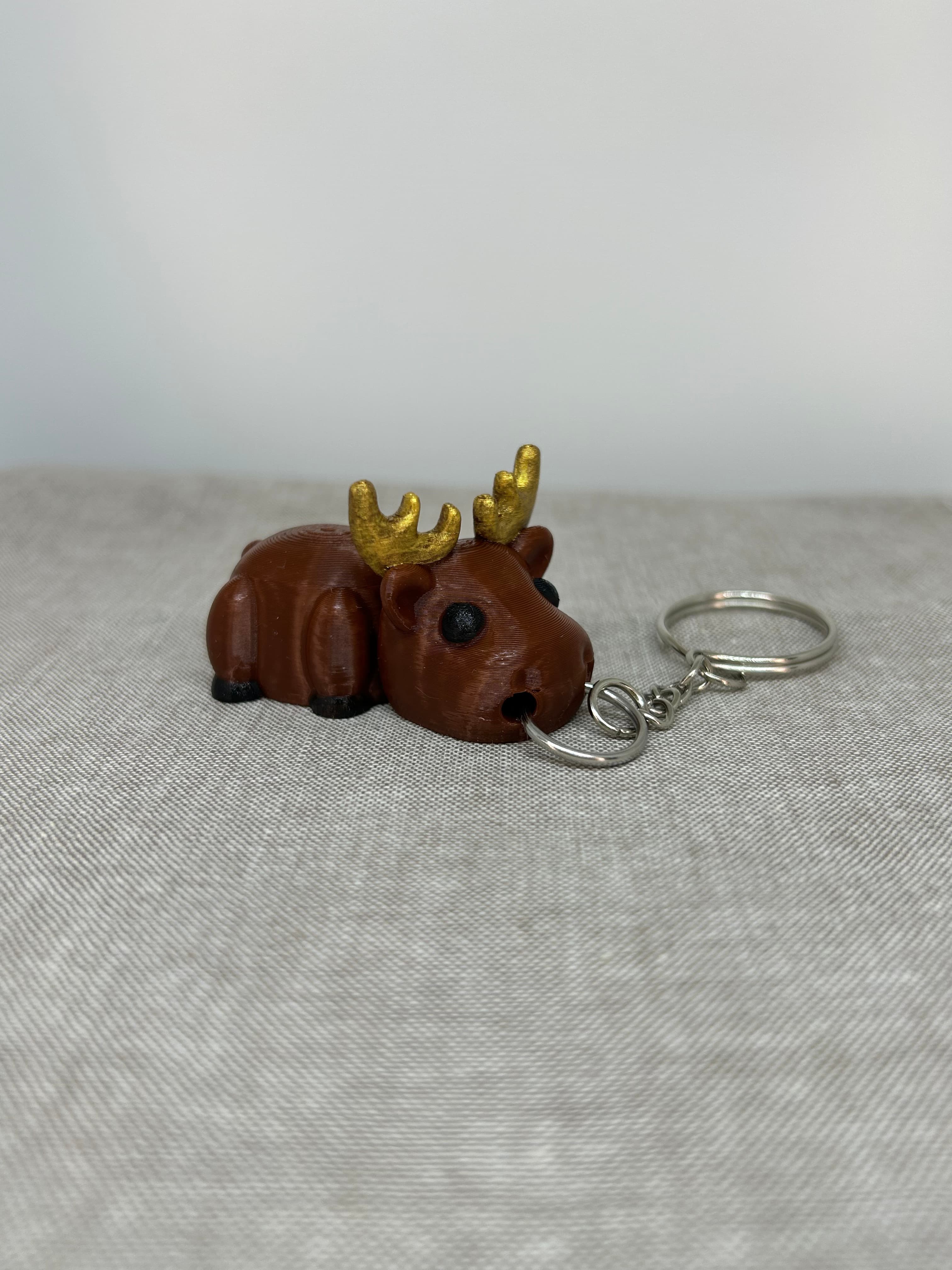 Moose Mini Keychain 3d model