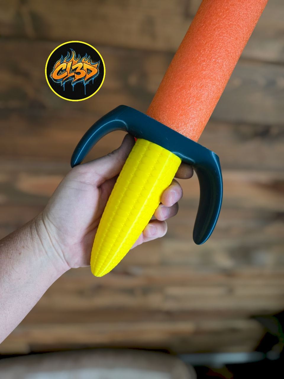 Corn on the Cob Pool Noodle Sword 3d model