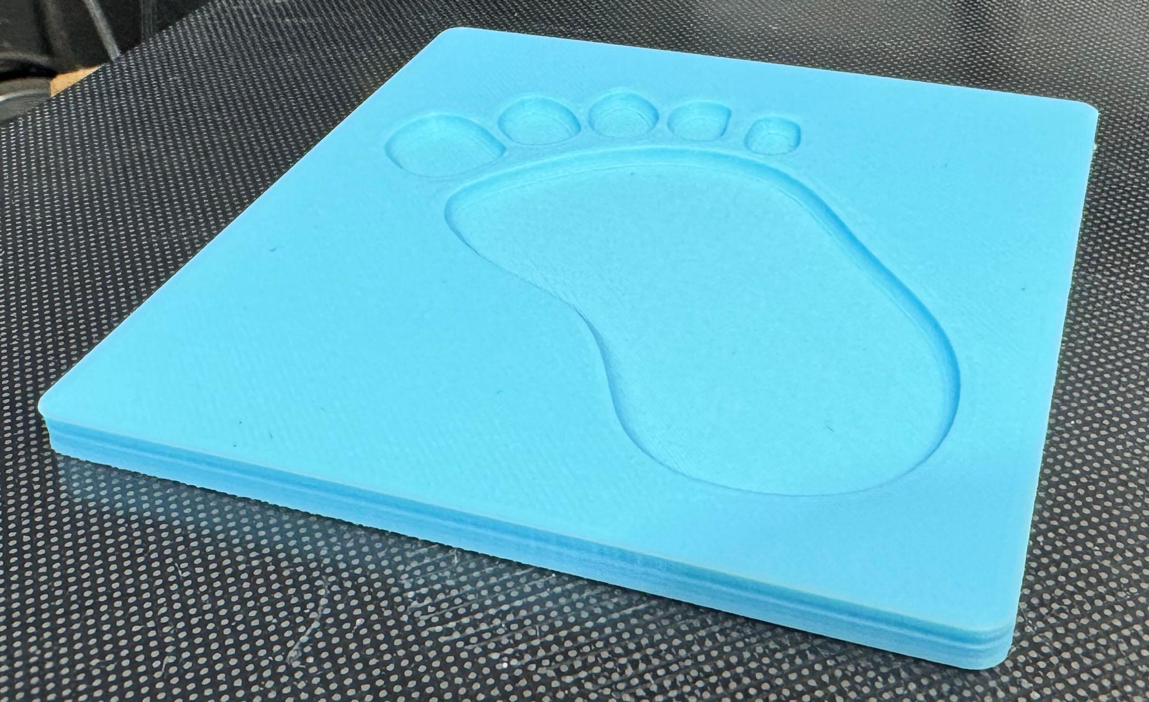 Sasquatch Footprint Coaster 3d model