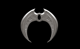Moon Knight Helmet and Blade from Marvel Rivals 3d model