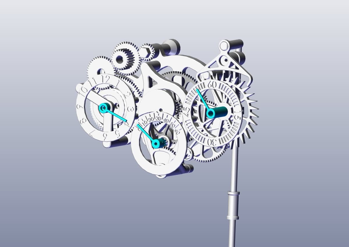 Engineezy The 3D Printed Wall Clock - 3D model by Engineezy on Thangs