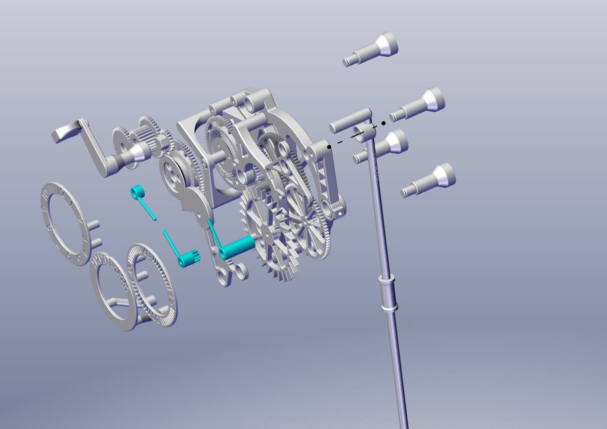 Engineezy The 3D Printed Wall Clock - 3D model by Engineezy on Thangs - Image 7 of 10
