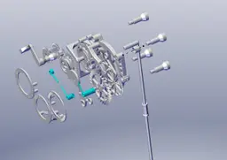 The 3D Printed Wall Clock 3d model