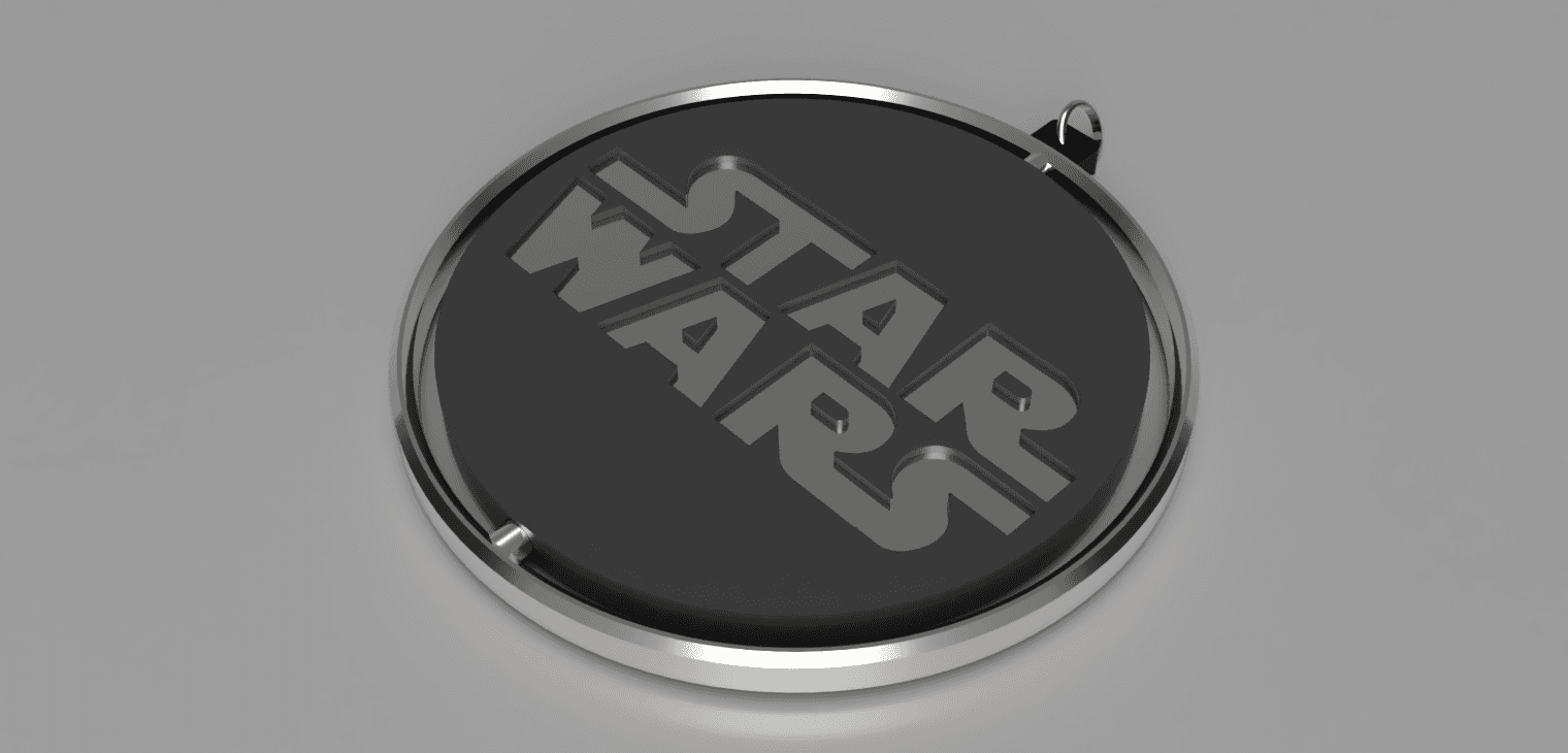 Spinning Keyring! Star Wars 3d model