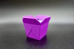 Micro SD Card Holder Mini Chinese Takeout Box 3d model