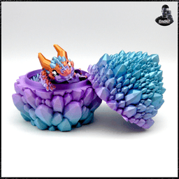 Dragon Egg No. 12 - Crystal Egg! 3d model