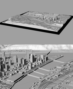 PITTSBURGH, Skyline 3d map 3d model