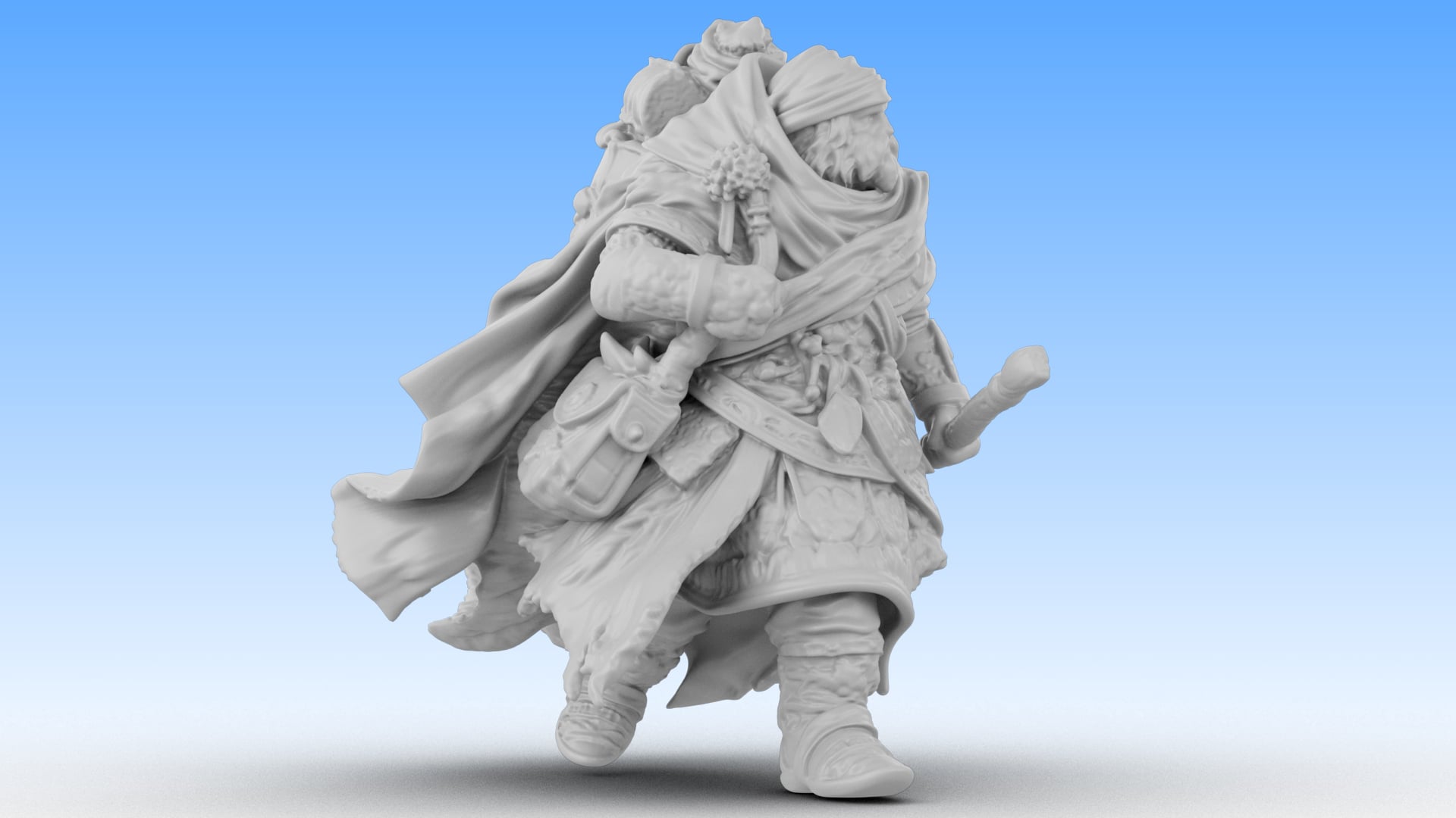 Clothbound Sentinel 3d model