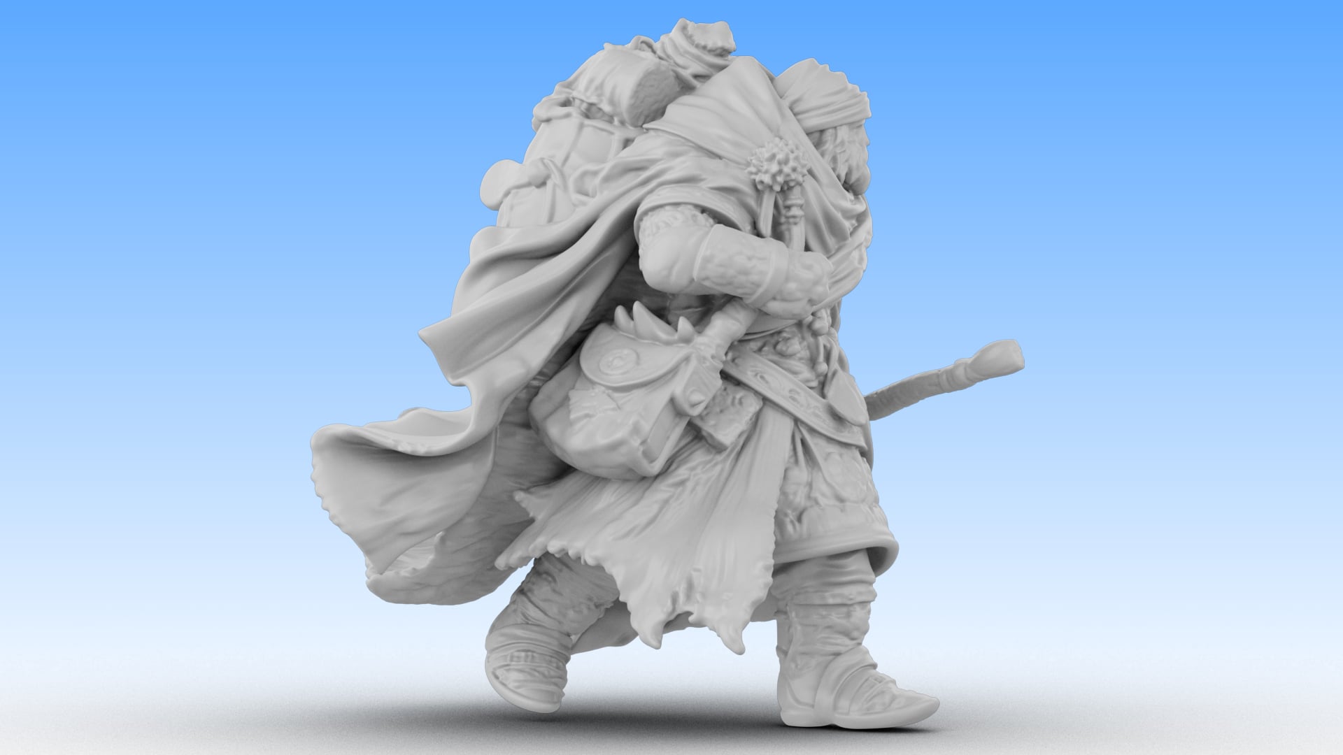 Clothbound Sentinel 3d model