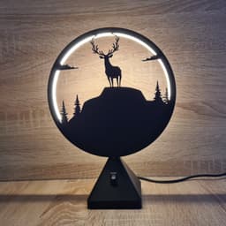 LED Ring Lamp 3d model