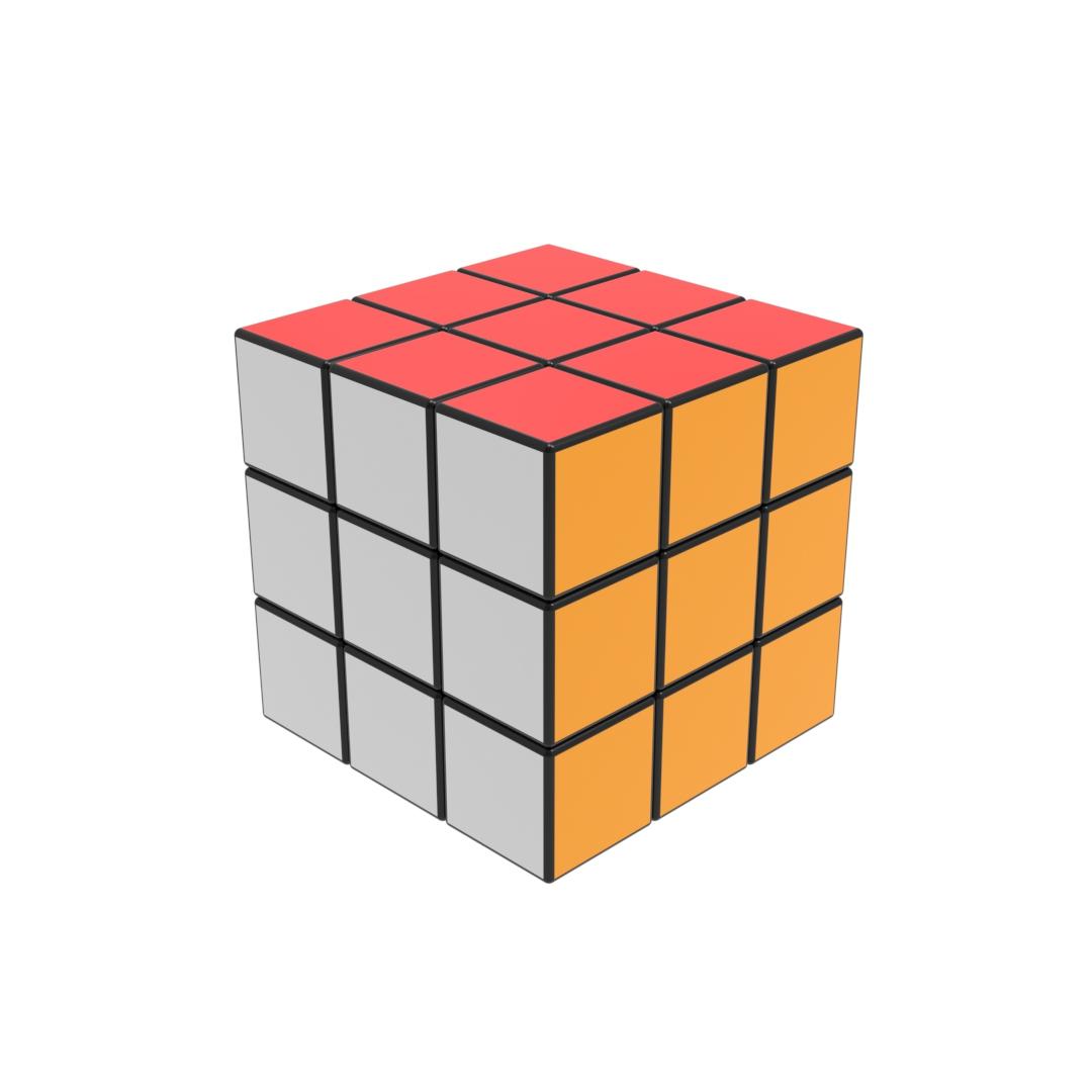 Rubik's Cube.igs 3d model