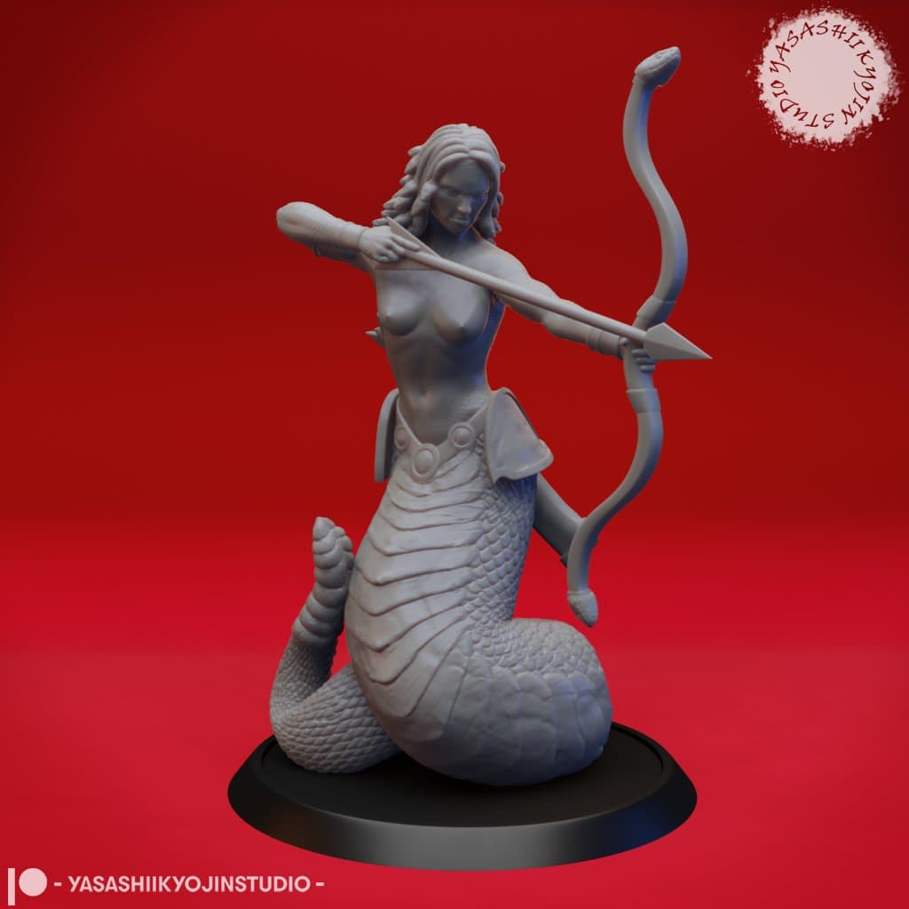 Medusa - Tabletop Miniature 3d model